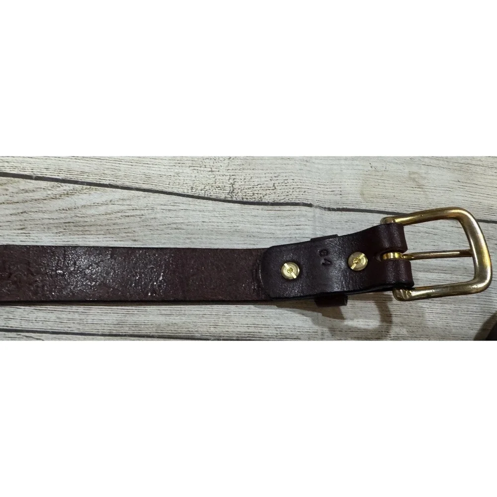 NEW Amish Made Yoder Leather Belt Handmade in Indiana 71